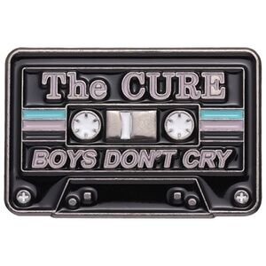 THE CURE BOYS DON’T CRY CASSETTE TAPE ENAMEL PIN LAPEL PIN BROOCH NWT